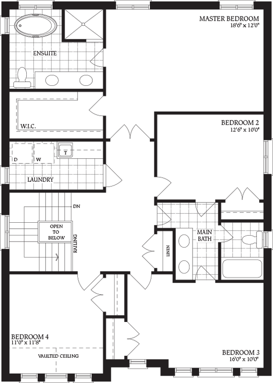 Second Floor floorplan