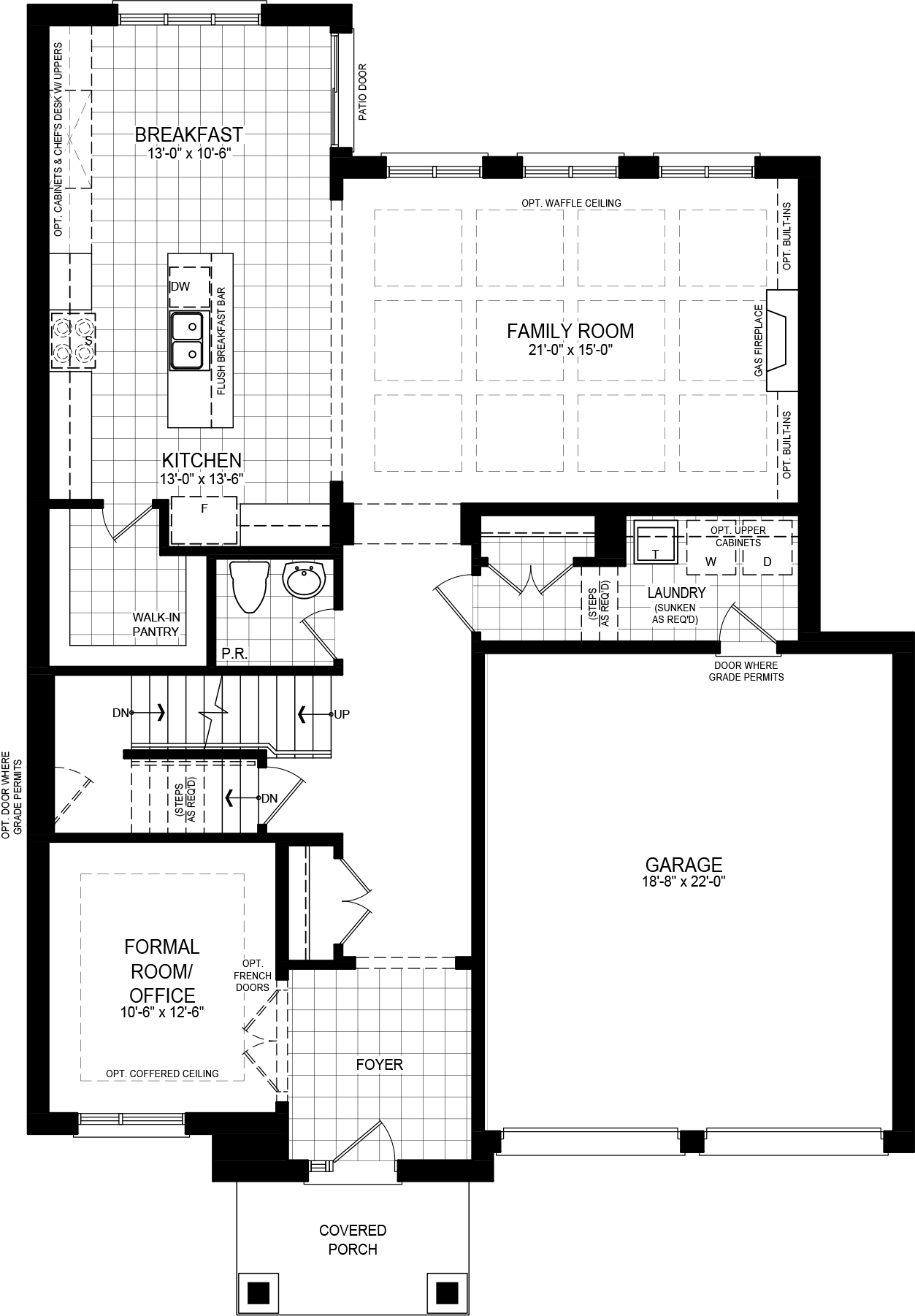 Elevation C floorplan