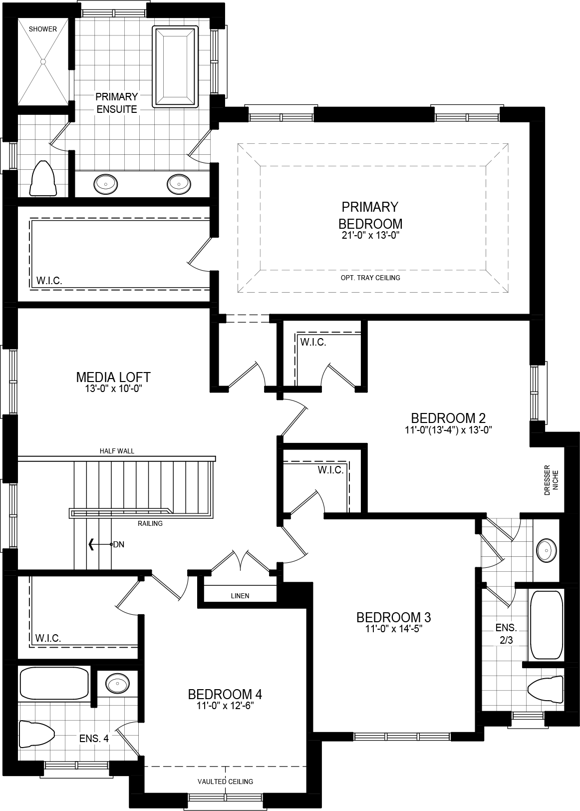 Elevation B floorplan