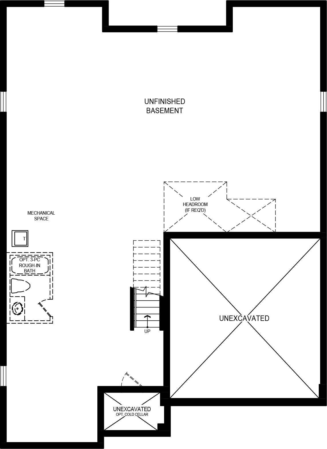 Elevation A floorplan