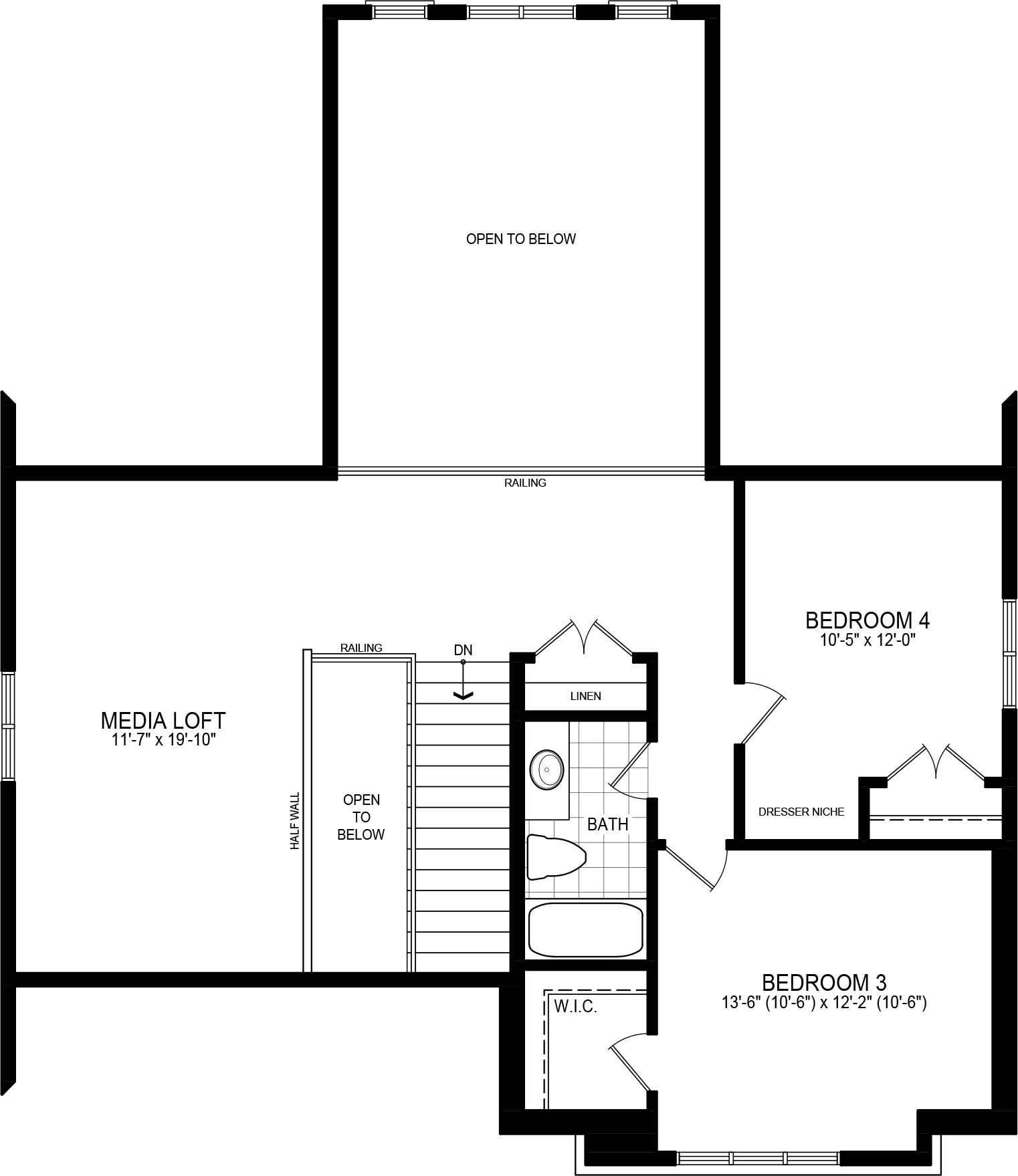 Elevation C floorplan