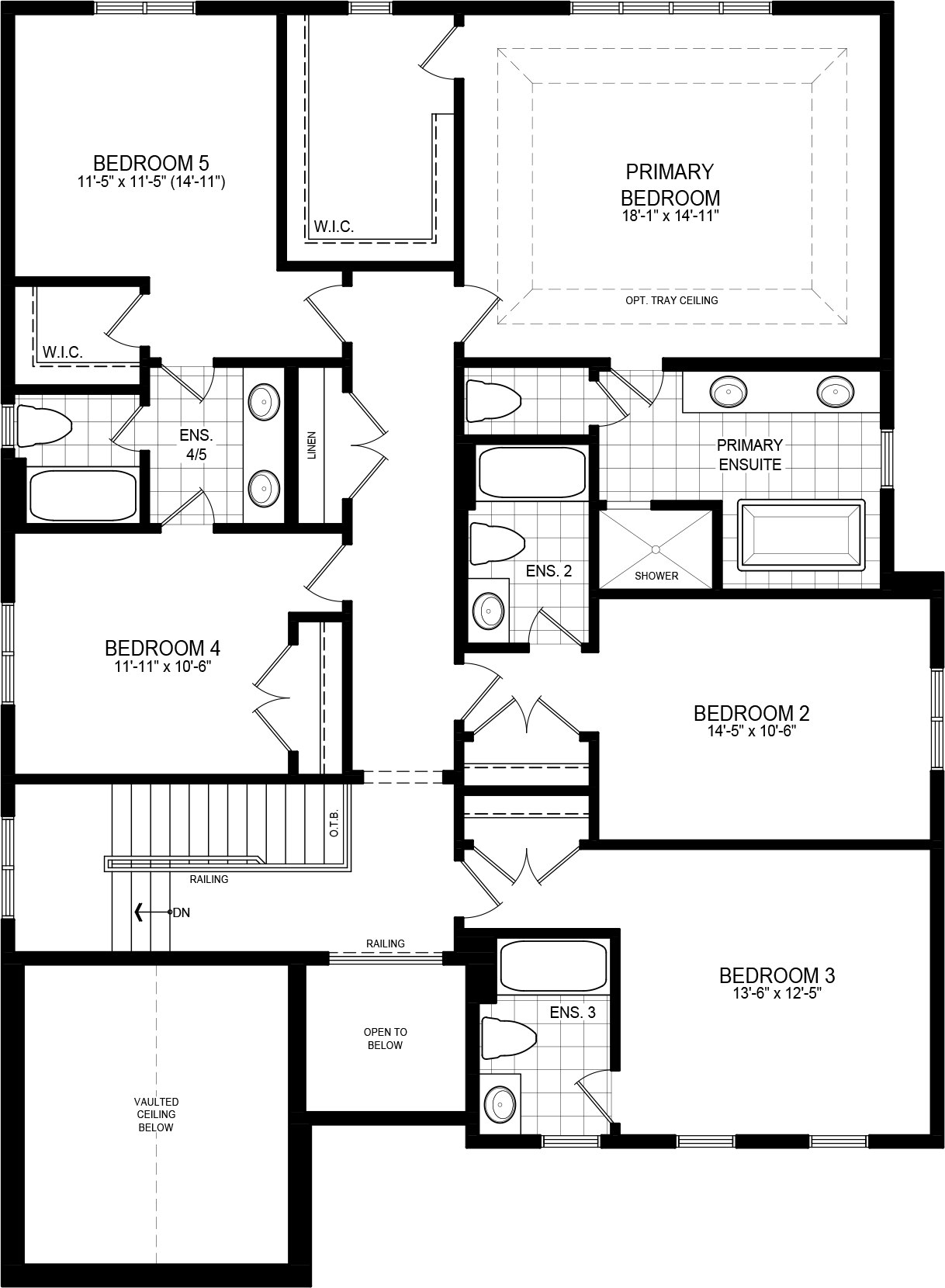 Elevation A floorplan