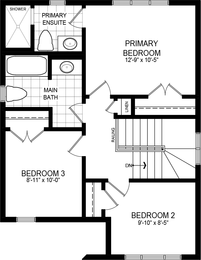 Elevation A floorplan