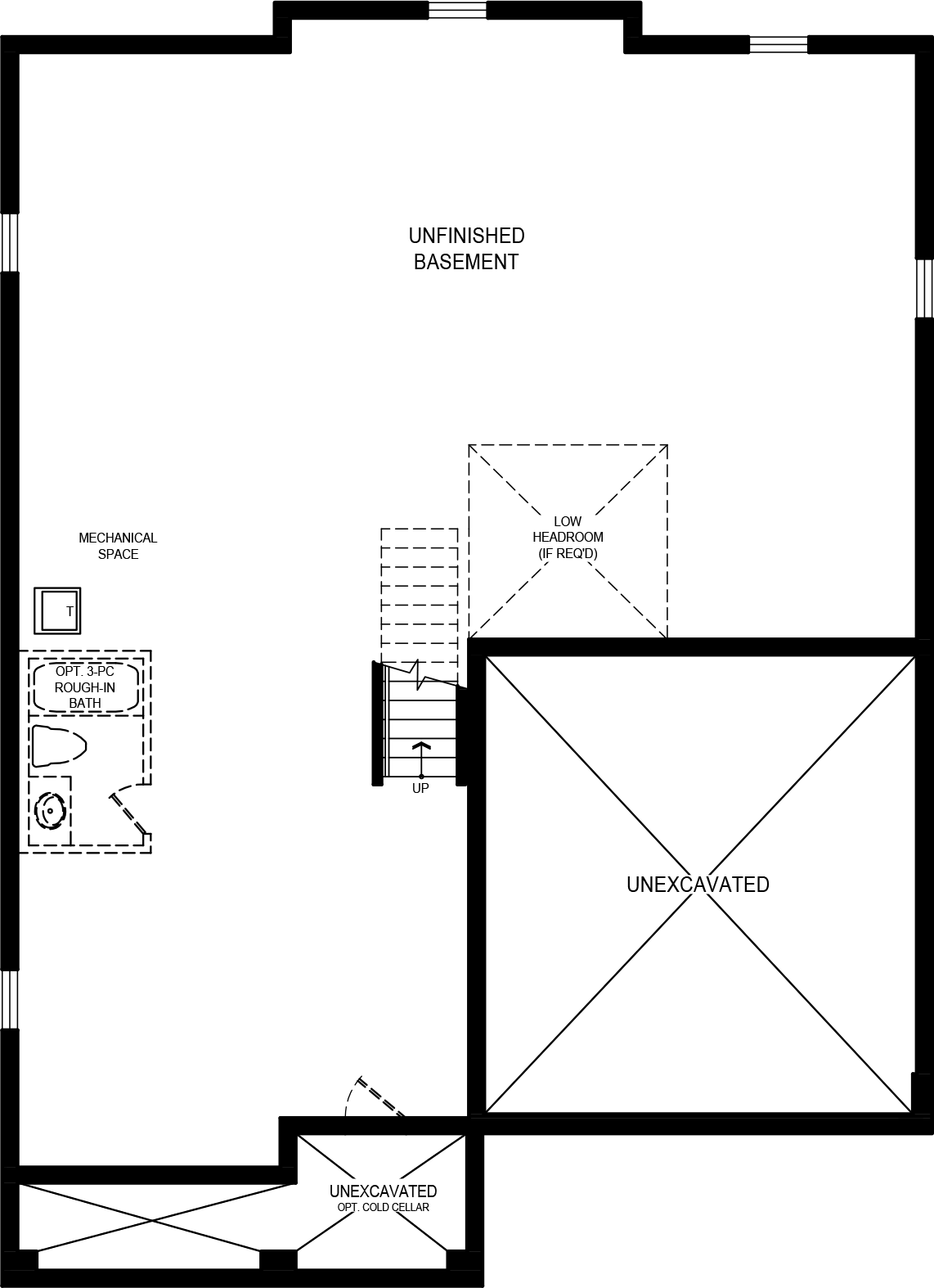 Elevation A floorplan