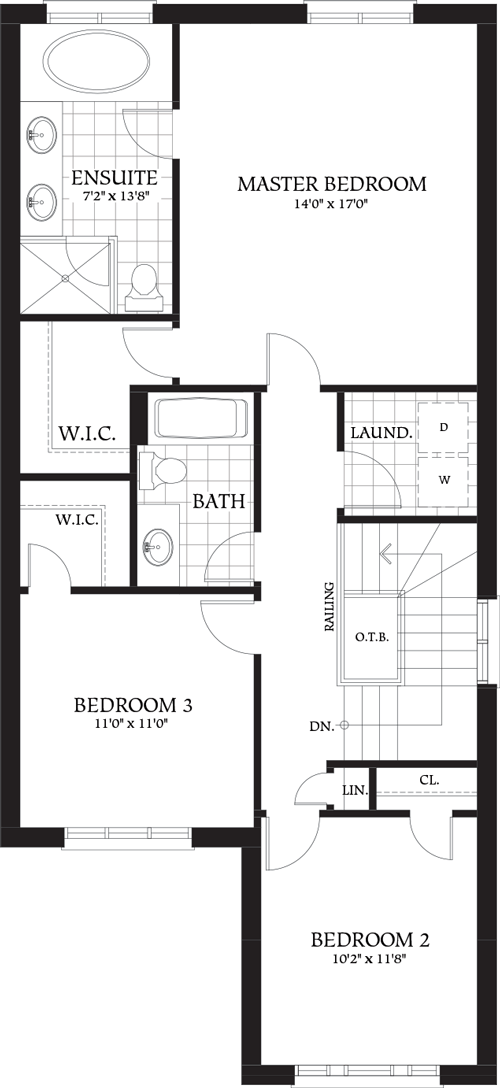 Second Floor floorplan