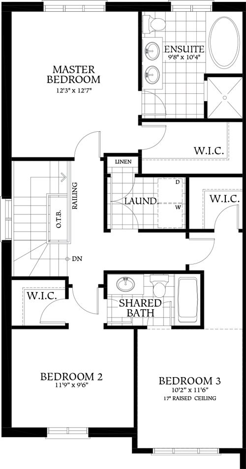 Second Floor floorplan