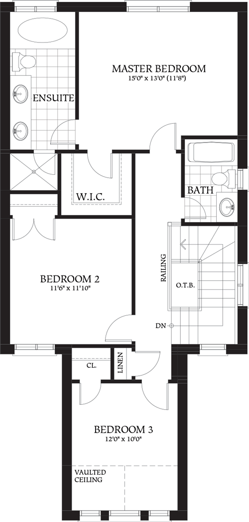 Second Floor floorplan