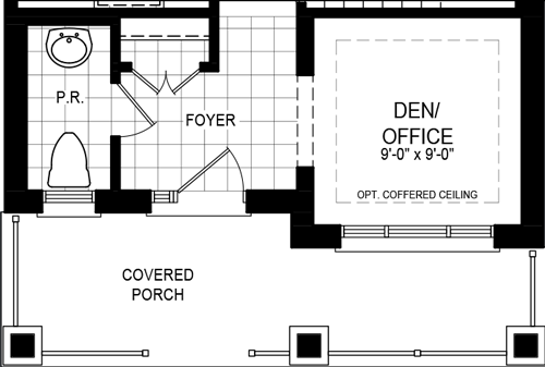 Elevation B floorplan