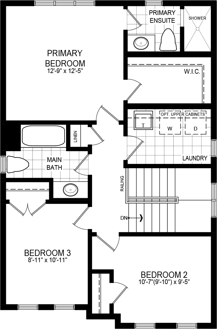 Elevation A floorplan
