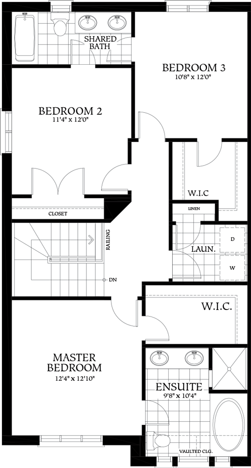 Second Floor floorplan