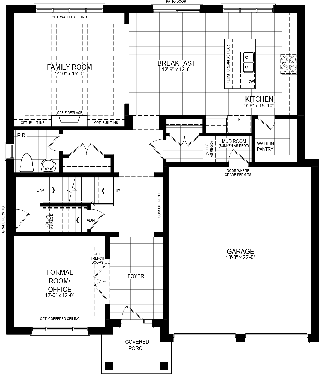 Elevation C floorplan