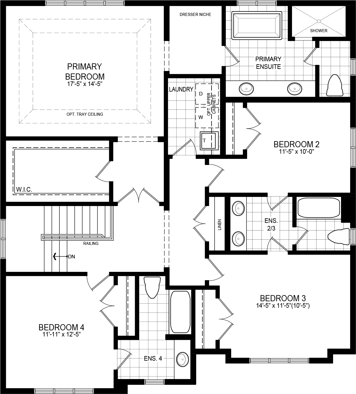 Elevation A floorplan